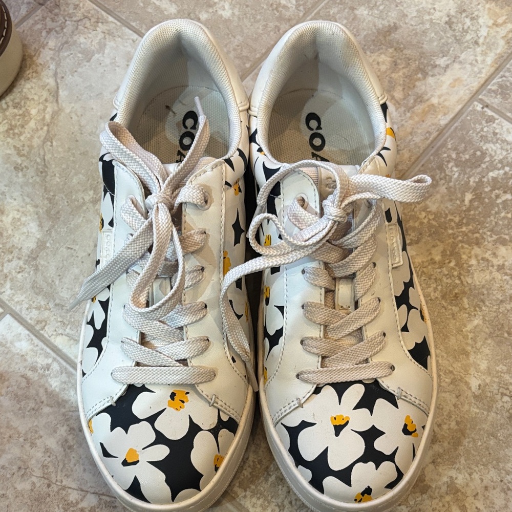 Coach Lowline Floral Patterned Sneakers